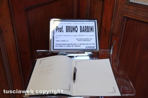 Viterbo - I funerali del professore Bruno Barbini 