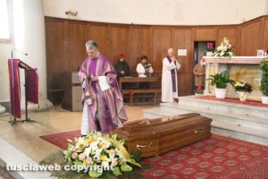 Viterbo - I funerali del professore Bruno Barbini 