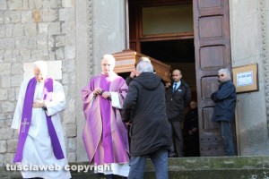 Viterbo - I funerali del professore Bruno Barbini 