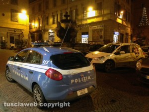 Viterbo - Rapina al Monte dei Paschi  - L'ato della polizia