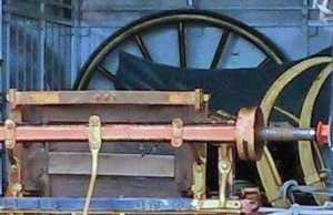 La carrozza dei Papi smontata