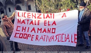 La manifestazione Usb