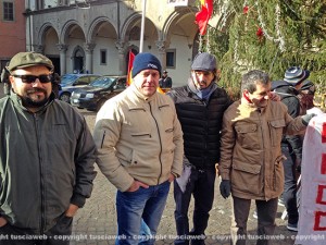 La manifestazione Usb