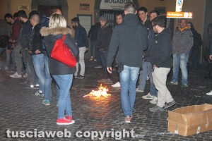Viterbo - La fiaccolata di CasaPound di solidarietà con "Ervin, Dighino, Conte e Jacopetto"