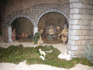 Viterbo - Murialdo - Il tradizionale presepio artistico di scuola spagnola