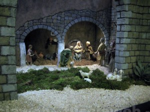 Viterbo - Murialdo - Il tradizionale presepio artistico di scuola spagnola