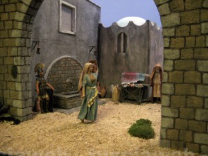 Viterbo - Murialdo - Il tradizionale presepio artistico di scuola spagnola