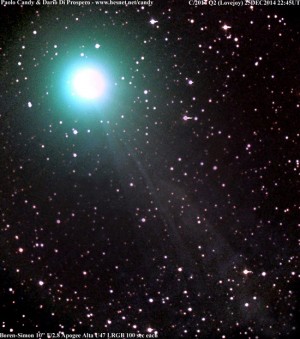 La cometa C/2014 Q2 Lovejoy