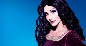 Lorella Cuccarini nei panni di Madre Gothel nel musical Rapunzel