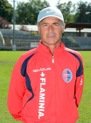 Calcio - Civita castellana Flaminia - L'allenatore Rosolino Puccica