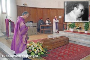 Viterbo - I funerali del professore Bruno Barbini