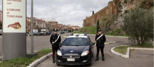 Una pattuglia dei carabinieri