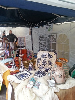 Gli stand natalizi della Cna in piazza del Comune