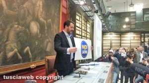 La presentazione di "Noi con Salvini" a Roma