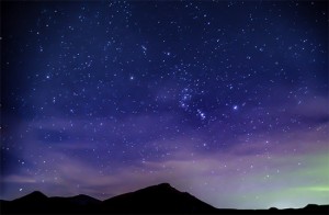 Viterbo - Cielo stellato sopra la Palanzana