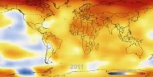Il surriscaldamento globale nel 2011