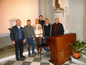 Bagnaia - L'organo donato alla chiesa parrocchiale di San Giovanni Battista