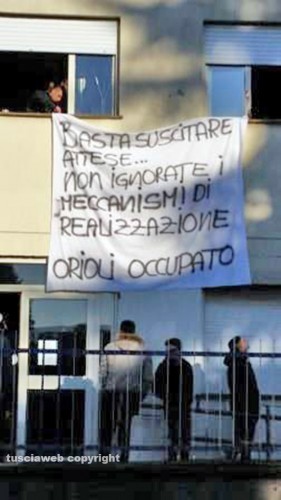 Occupato l'istituto Orioli di Viterbo