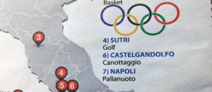 Le Olimpiadi a Sutri, l'articolo di Repubblica