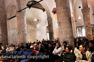 Unitus - Aula magna di San Carlo - Il seminario “Auschwitz spiegato a mia figlia”