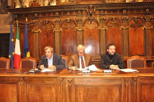 La presentazione della mostra "Sacro e profano"