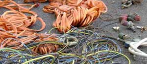 Matasse di rame rubate