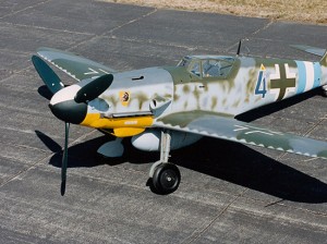 Un caccia tedesco Messerschmitt Bf 109