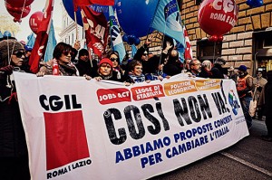 Lo sciopero a Roma