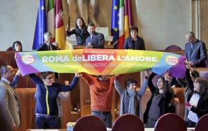 Approvato a Roma il registro delle unioni civili