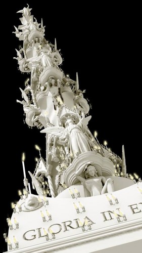Viterbo - Macchina di Santa Rosa - Il modello vincente di Raffaele Ascenzi