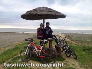 Tarquinia - Un gruppo di cicliste