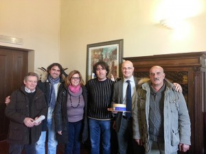 Civita Castellana - Gasperini, Angelelli e rappresentanti della Rustica