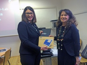 Alessia Tistarelli (Mps) e Maria Patrizia Gaddi dell'Ite Savi