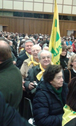I pensionati di Coldiretti da papa Francesco 