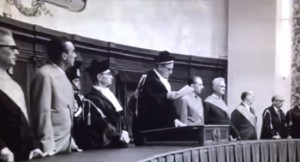 La corte d'assise di Viterbo nel film di Francesco Rosi "Salvatore Giuliano"