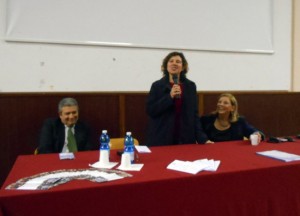 Viterbo - Un momento de "La prima notte del liceo classico" al Buratti