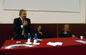 Viterbo - Un momento de "La prima notte del liceo classico" al Buratti
