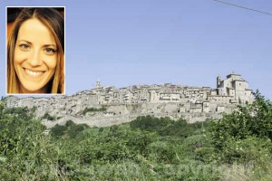 Grotte di Castro - Nel riquadro Cristina Cappelloni