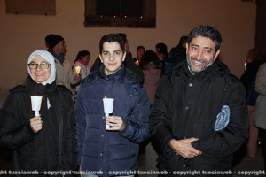 Nabil Al Zeer col figlio e la moglie