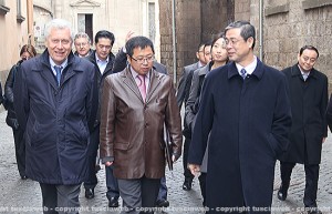 Cui Jindu con Leonardo Michelini
