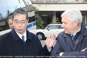 Cui Jindu con Leonardo Michelini