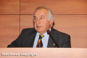 Il presidente della Banca di Viterbo Vincenzo Fiorillo
