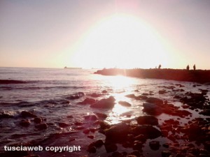 Tramonto su Civitavecchia