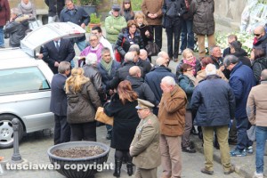 Grotte di Castro - I funerali di Cristina Cappelloni 