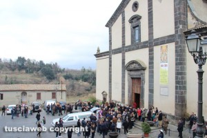 Grotte di Castro - I funerali di Cristina Cappelloni 