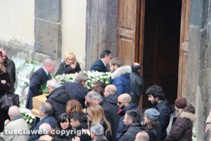 Grotte di Castro - I funerali di Cristina Cappelloni