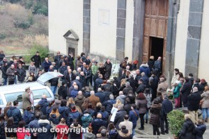 Grotte di Castro - I funerali di Cristina Cappelloni 
