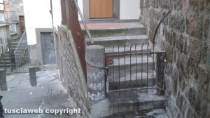 Viterbo - Via Sacchi pulita