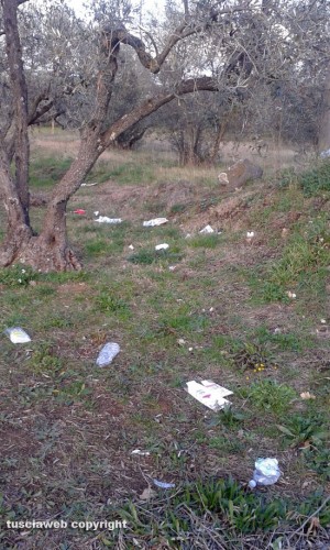 Tobia - Rifiuti in strada Montigliano