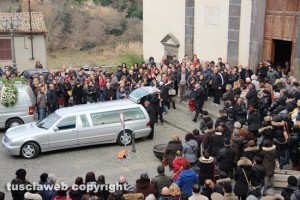 Grotte di Castro - I funerali di Cristina Cappelloni 